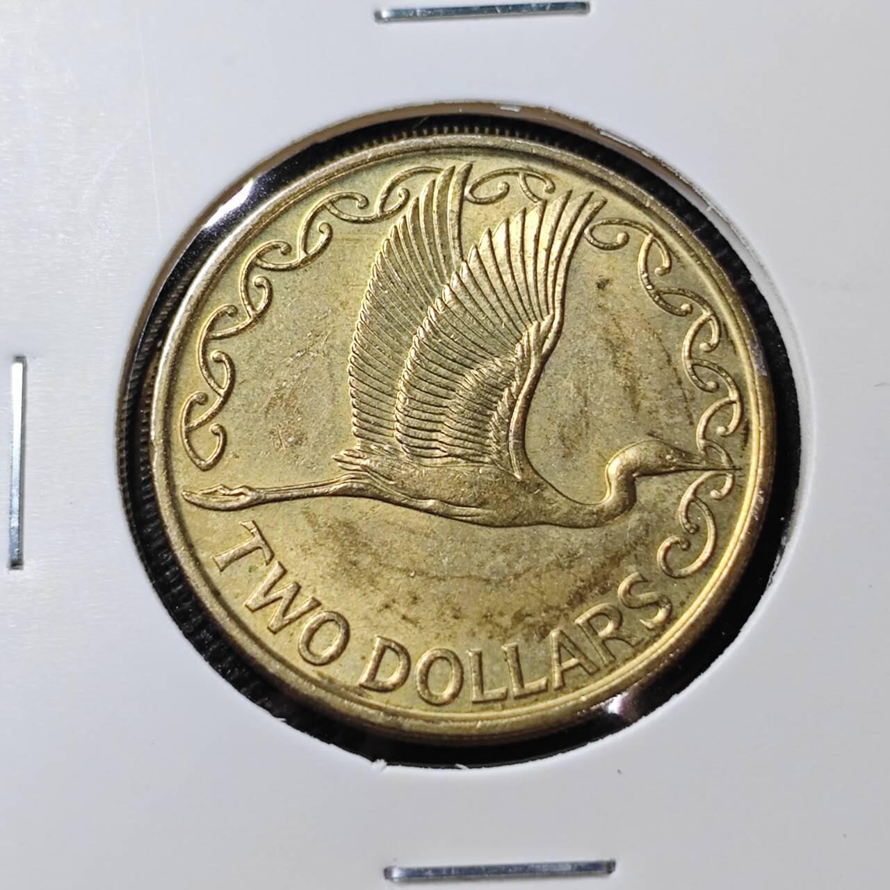 KK钱币收藏小铺 第380期  2月预留时间 周末发货  新西兰2元