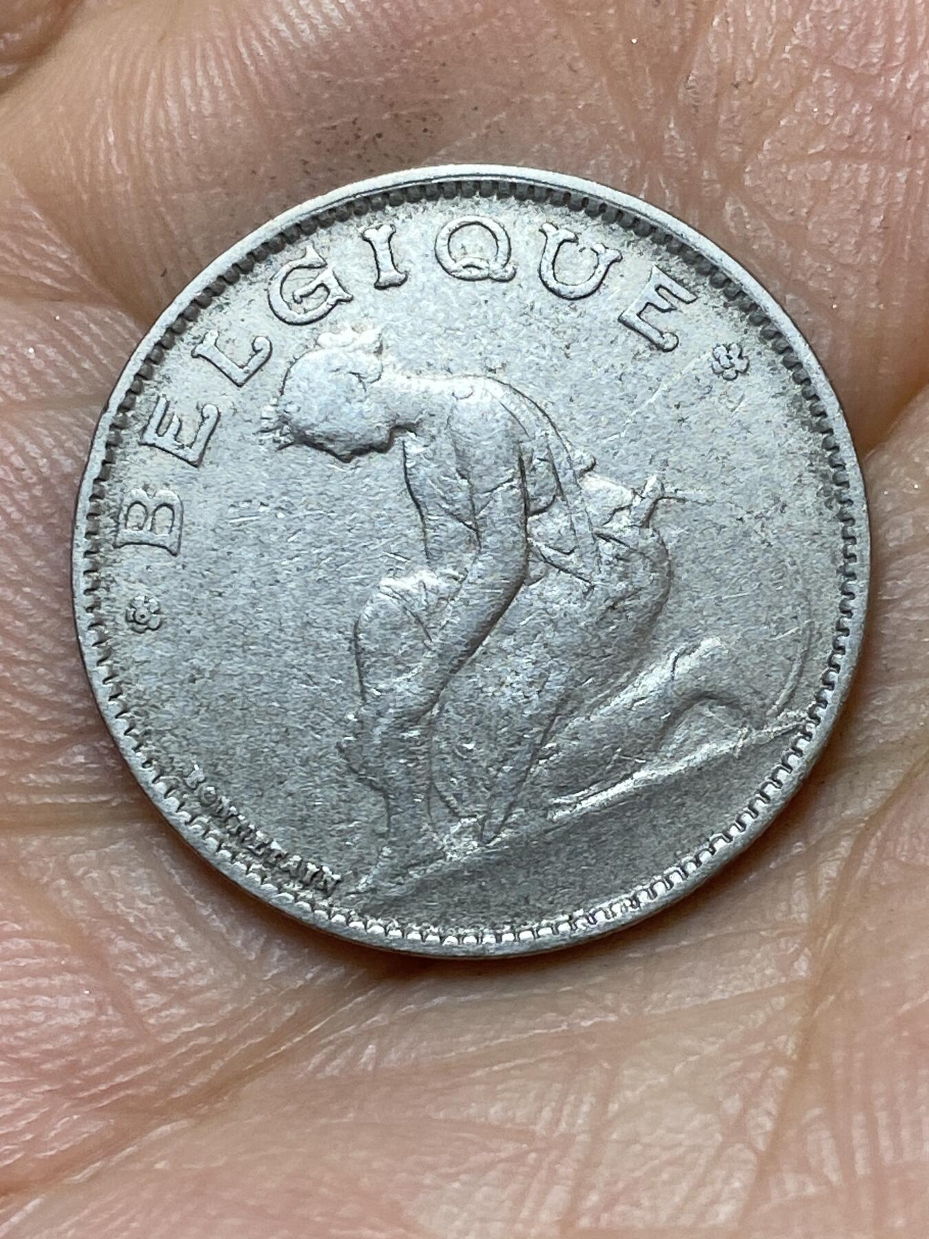 2026年第七场(总第一百七十六场）外国好品散币场(免佣金) 比利时🇧🇪1922年1法郎(阿尔贝一世时期，法语版)