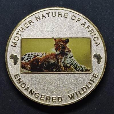 【全场包邮】纯粹捡漏拍494场 - 马拉维2004年10克瓦查濒危动物系列猎豹精制镀银克朗型纪念币