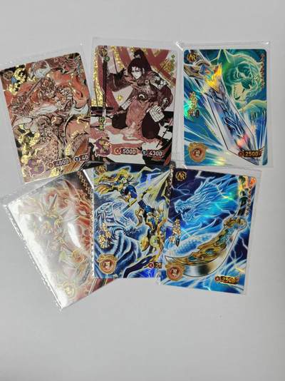 满200包邮！！龙虎卡牌-七二场（满200元包邮，无佣金，每周六结拍，欢迎送拍） - 5张 卡游三国