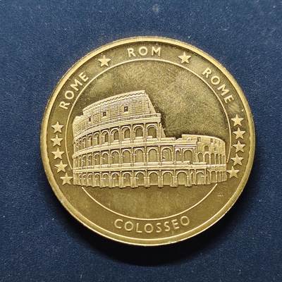 【全场包邮】纯粹捡漏拍494场 - 【纪念章】欧洲欧盟国家系列意大利古罗马斗兽场纪念章