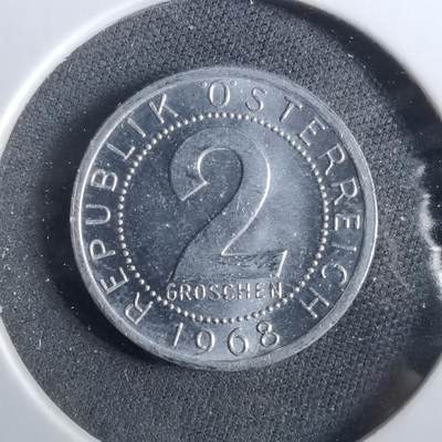 沼泽如烟--第960场 - 奥地利1968年2格罗申