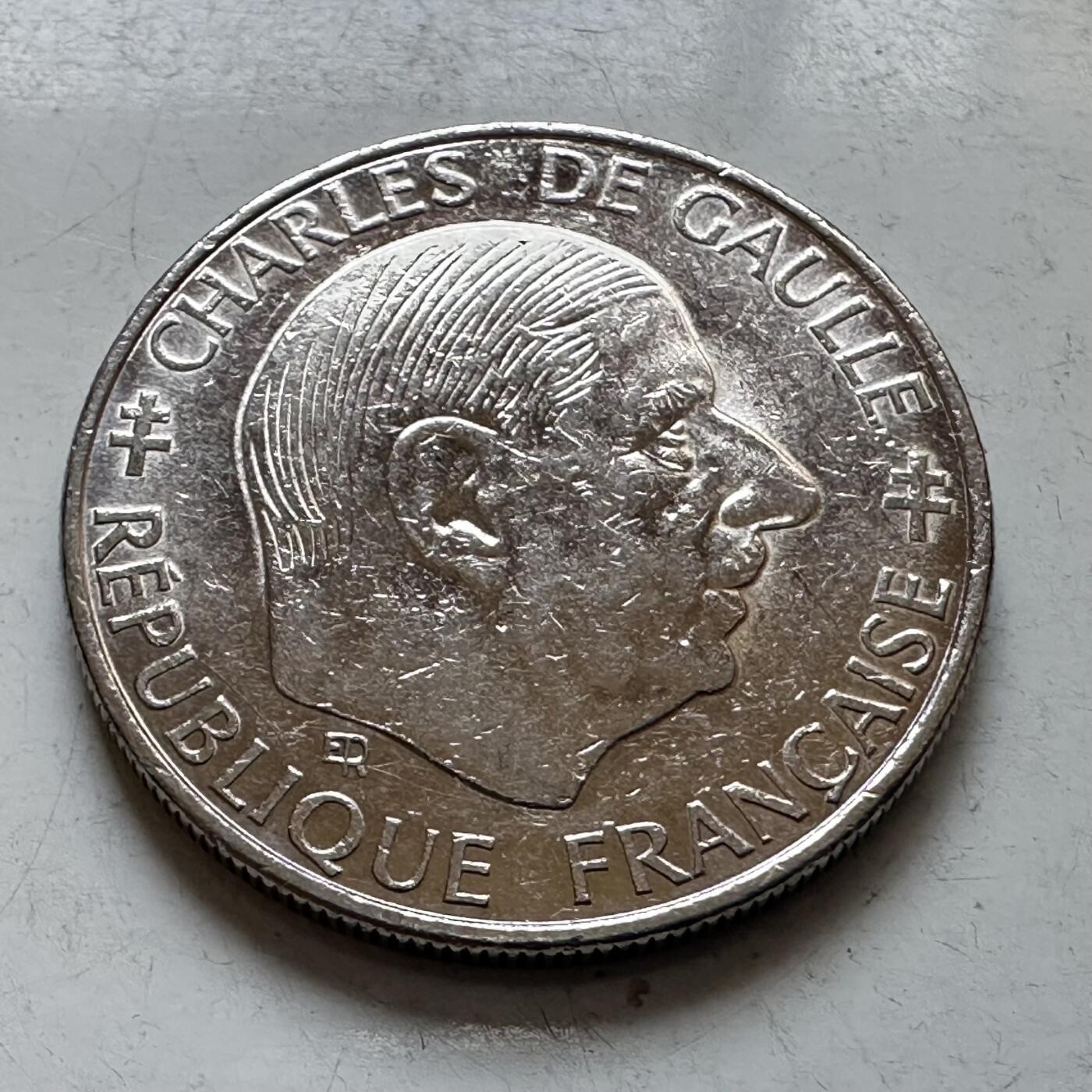 🌹外币初藏🌹🐯2026年第7场  每周二四六晚8️⃣点 接代拍 意大利1988年一法郎纪念币 戴高乐