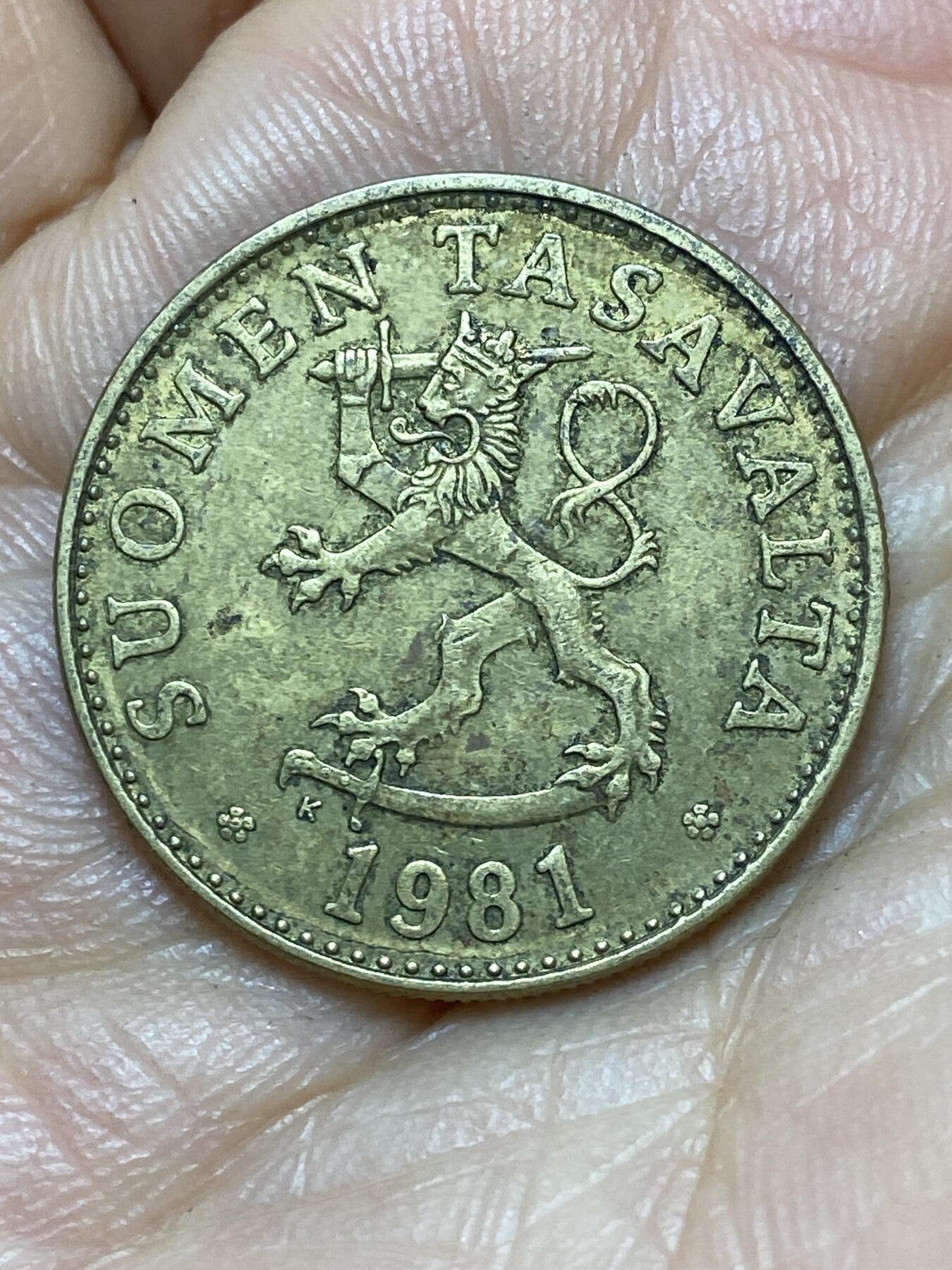 2026年第七场(总第一百七十六场）外国好品散币场(免佣金) 芬兰🇫🇮1981年50盆尼(K标)