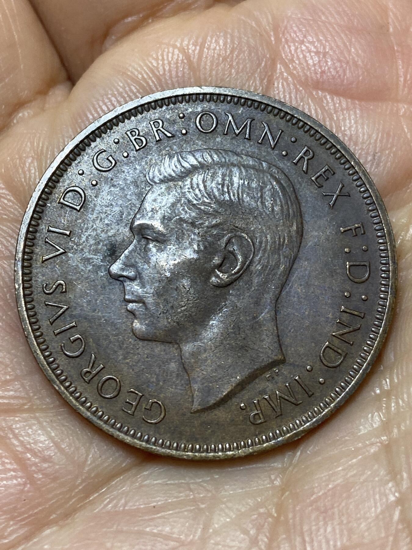 2026年第七场(总第一百七十六场）外国好品散币场(免佣金) 英国🇬🇧1946年1便士(乔治六世第一版)