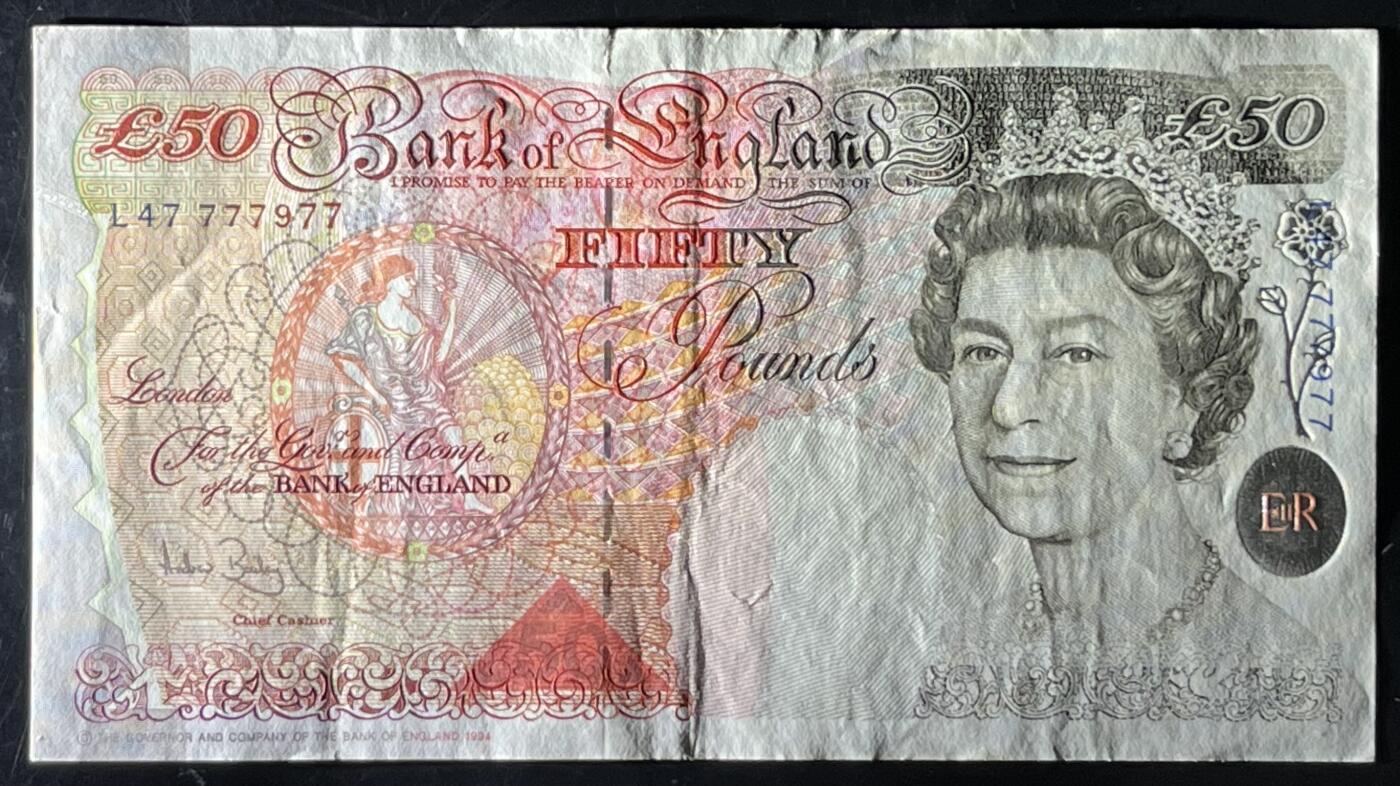 小福收藏拍卖第199期 裸钞场 本期有多张豹子号靓号 瑞士1000法郎 经典提香 毛里求斯首发年大全套 白俄罗斯5000000卢布 苏里南10000盾  爱沙尼亚  苏丹 西班牙 保加利亚 古巴等多国精美纸币 英国 1994年 50镑 E序列 数2 豹子头双尾 aunc