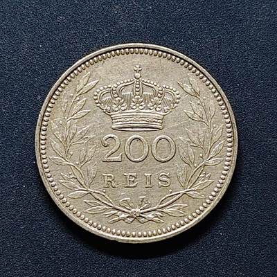【全场包邮】纯粹捡漏拍494场 - 葡萄牙1909年艾曼努尔二世200瑞斯银币