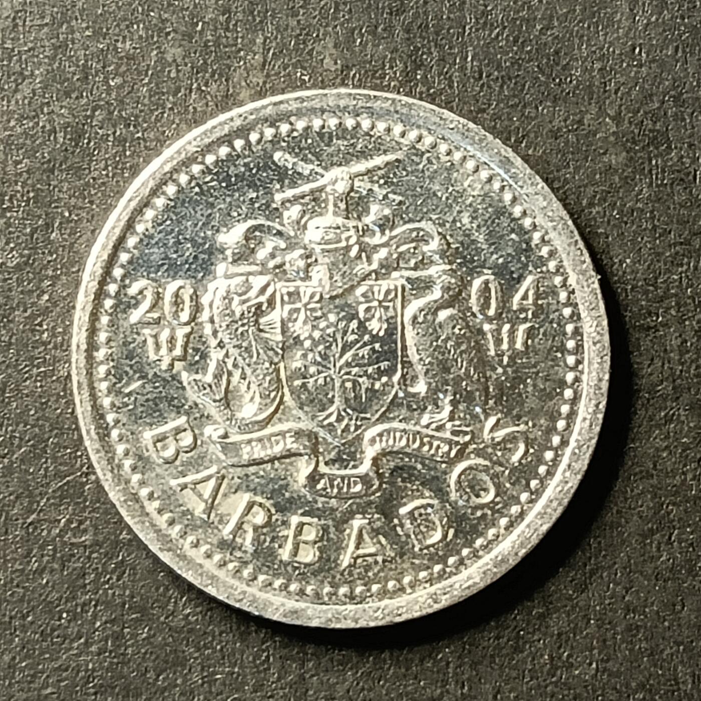 逸泉钱币2026A世界散币纸币纪念币专场A第一场 107 巴巴多斯1分硬币