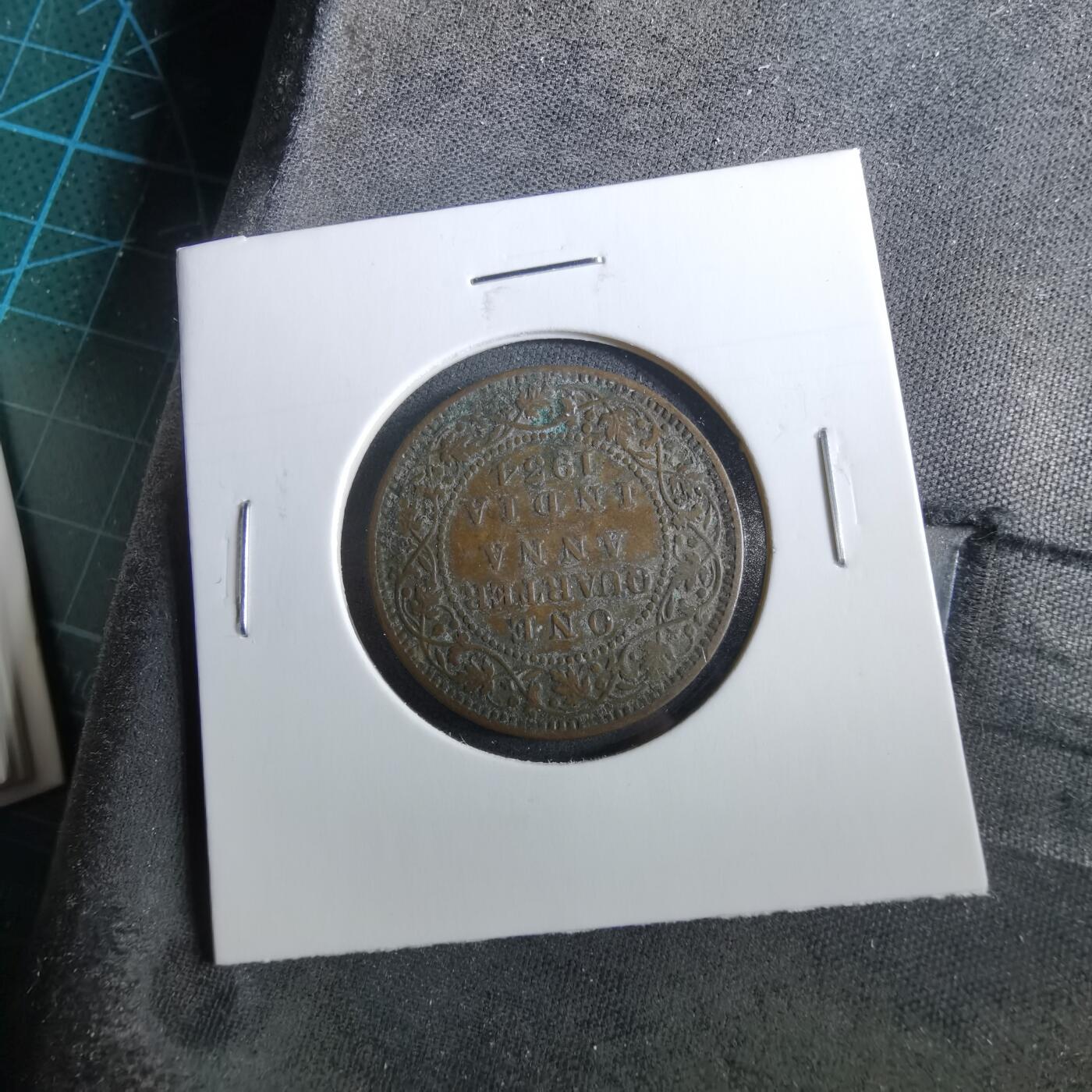 沼泽如烟--第960场 英属印度1934年四分之一安娜