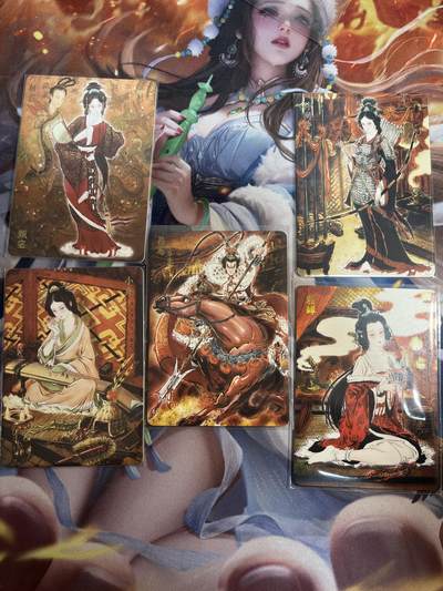 欢迎送拍、零成本上架，释放现金流，合理分配上拍卡品 - 【普卡套】彫仙 一套5张 吕布貂蝉限编 焱卡文化&燎原三国 龙骧虎跃