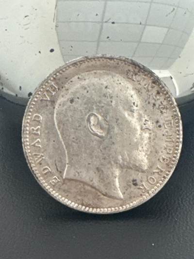 ❤️【币观天下】❤️ 第339期钱币拍卖- 2026.1.16周五晚上6点半场-长期征集拍品 - 印度1904年爱德华七世卢比银币