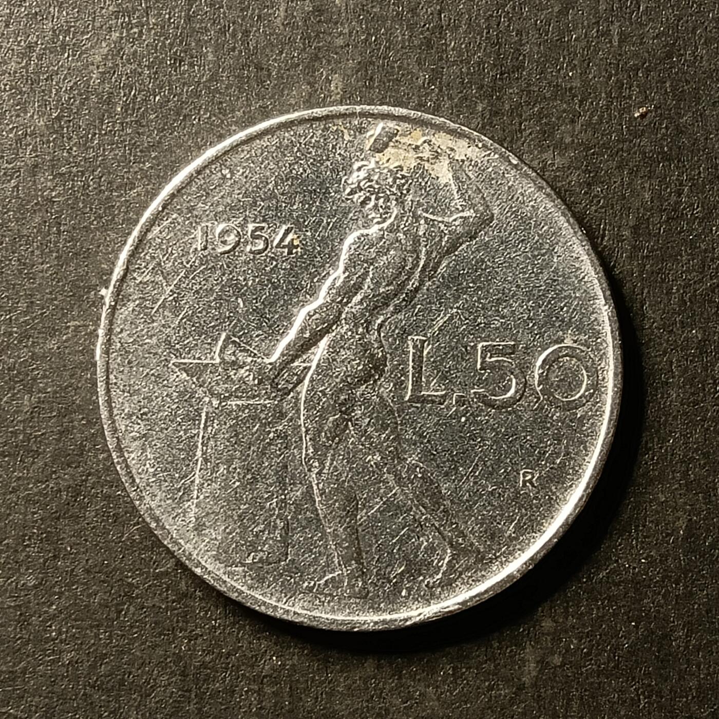 逸泉钱币2026A世界散币纸币纪念币专场A第一场 131 意大利50锻冶男神