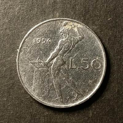 逸泉钱币2026A世界散币纸币纪念币专场A第一场 - 131 意大利50锻冶男神