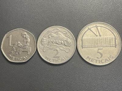 回流0119 - 莫桑比克2006年1、2、5梅蒂卡尔3枚