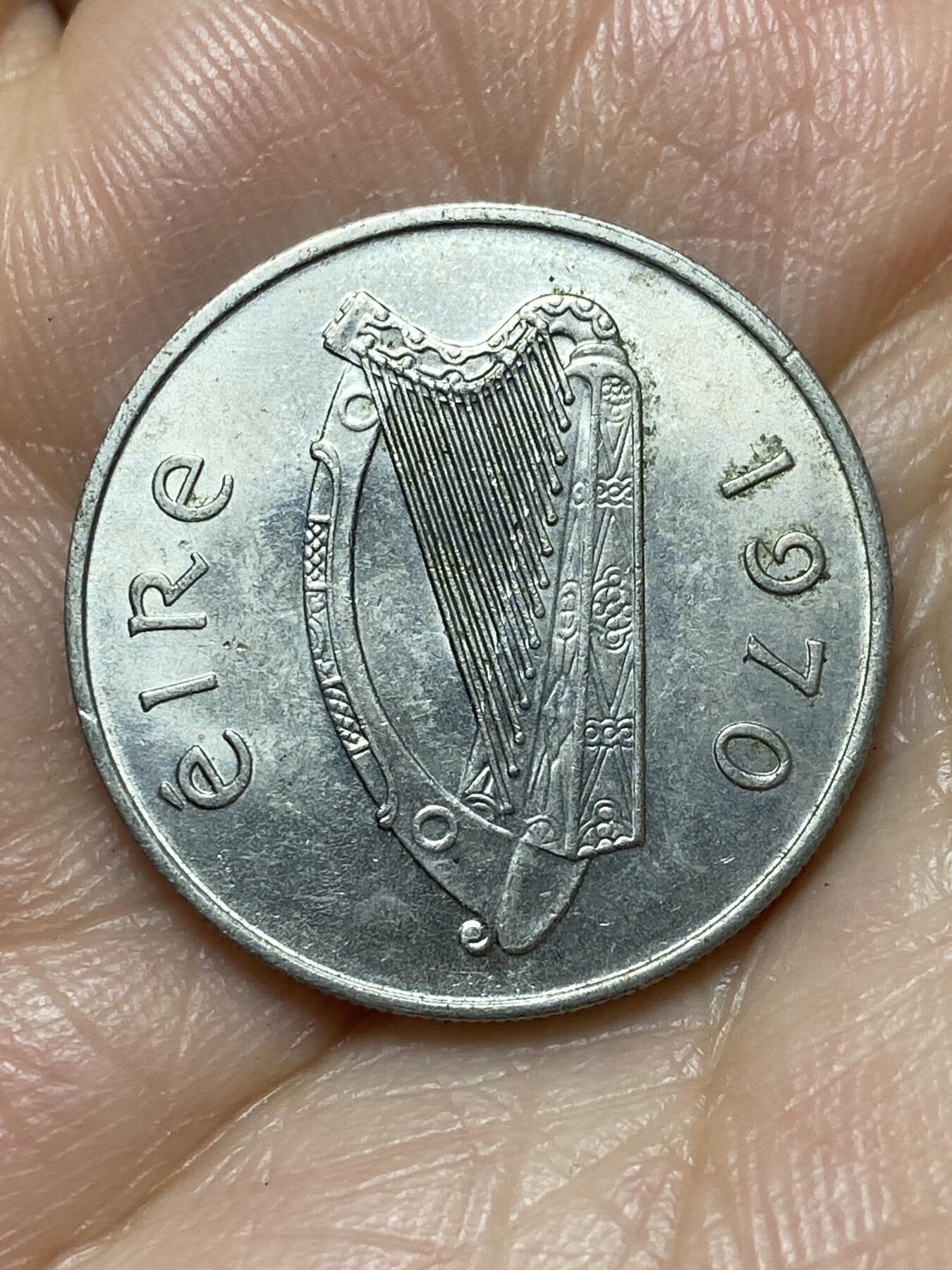 2026年第七场(总第一百七十六场）外国好品散币场(免佣金) 爱尔兰🇮🇪1970年5便士(共和国时期第二套第一版)