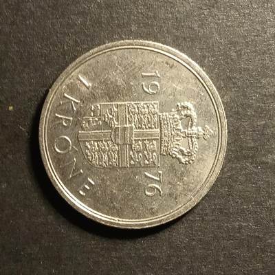 逸泉钱币2026A世界散币纸币纪念币专场A第一场 - 147 丹麦1976年1克朗