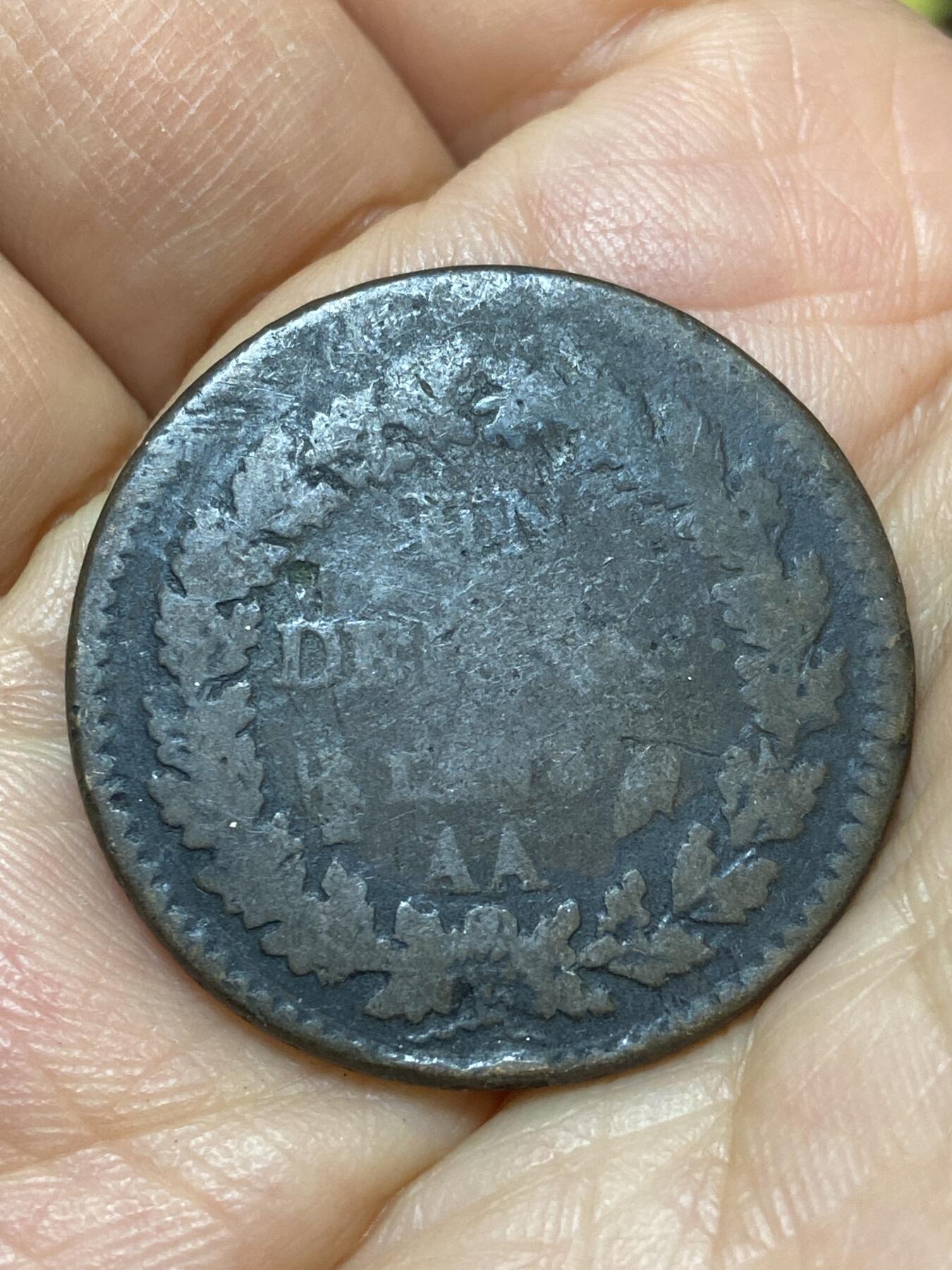 2026年第七场(总第一百七十六场）外国好品散币场(免佣金) 少见–法兰西第一共和国1799–1800年1德西姆(等值10生丁，LAN 8–AA标，梅斯造)