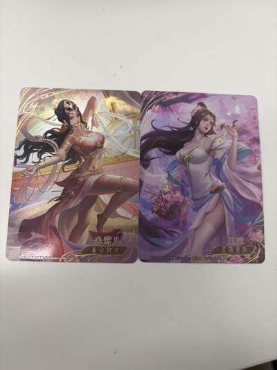 秋萤阁第42期 (1月17号周六晚上20点截拍，欢迎竞拍)  - 三国杀花朝谱 双美 鎏光工艺