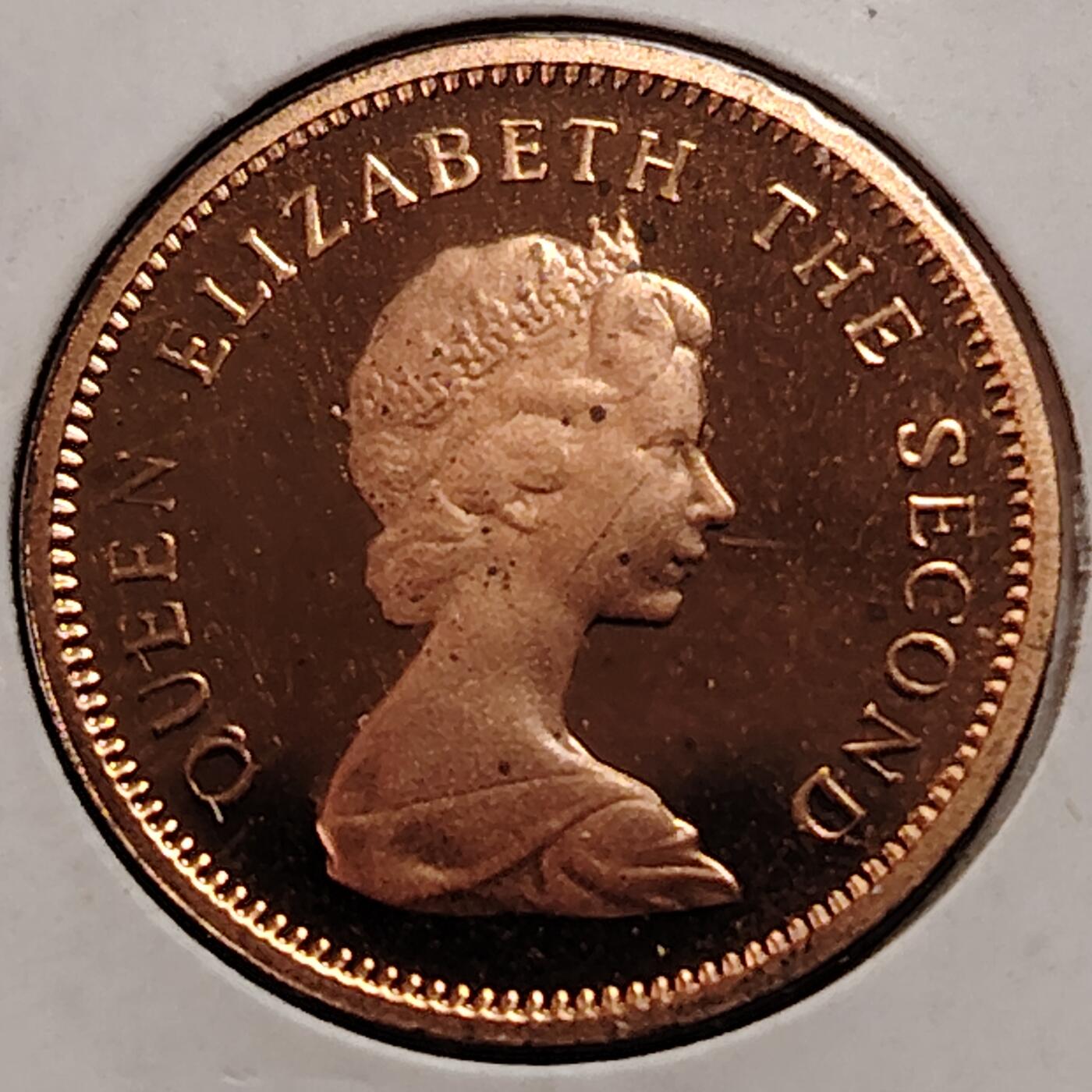 布加迪🐬～世界钱币(上海)🌾第 269 期 /  各国套币和散币 福克兰群岛🇫🇰 1980年 1/2便士 精致币