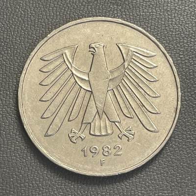 回流0119 - 联邦德国（西德）1982年5马克 联邦鹰