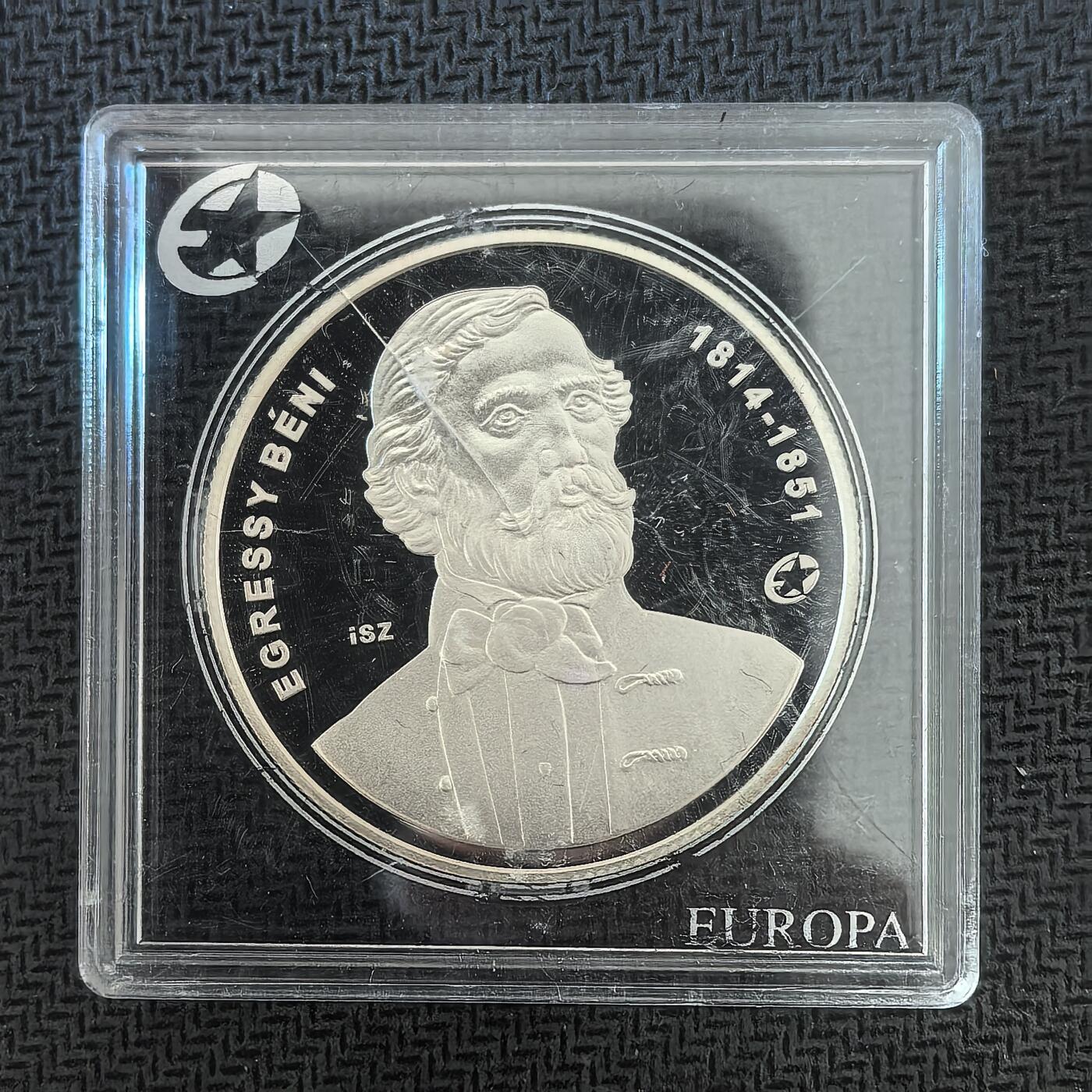 道一币馆币章第一百六十三场 欧洲之星 匈牙利2014年音乐家贝尼-埃格莱西诞辰200周年10000福林精制银币  24g 925S 5000
