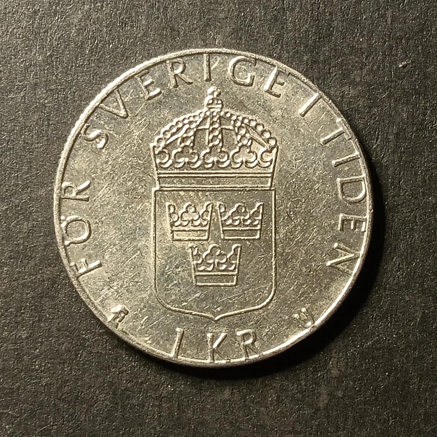 逸泉钱币2026A世界散币纸币纪念币专场A第一场 133 瑞典1克朗硬币