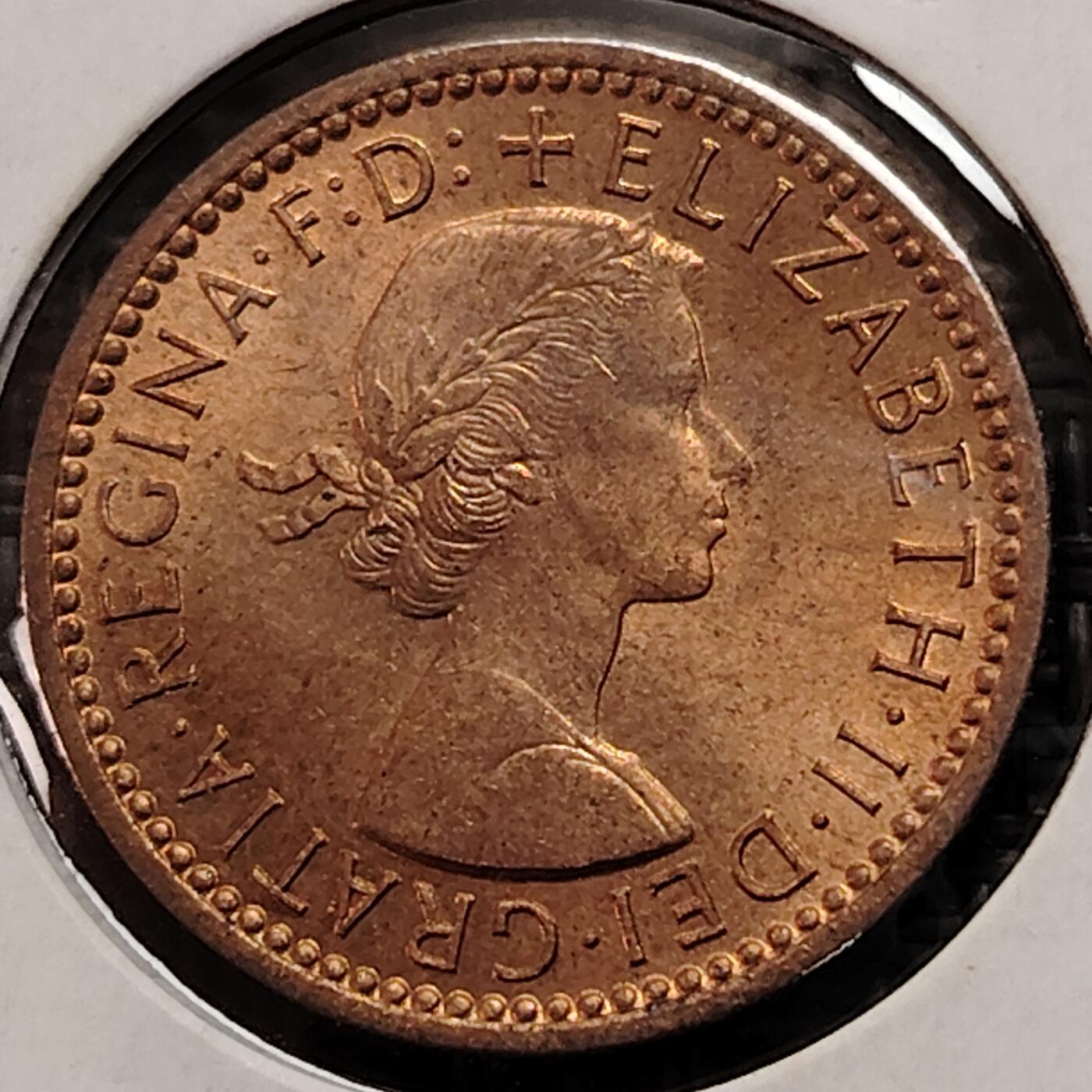 布加迪🐬～世界钱币(上海)🌾第 269 期 /  各国套币和散币 英国🇬🇧 1955年 1法新