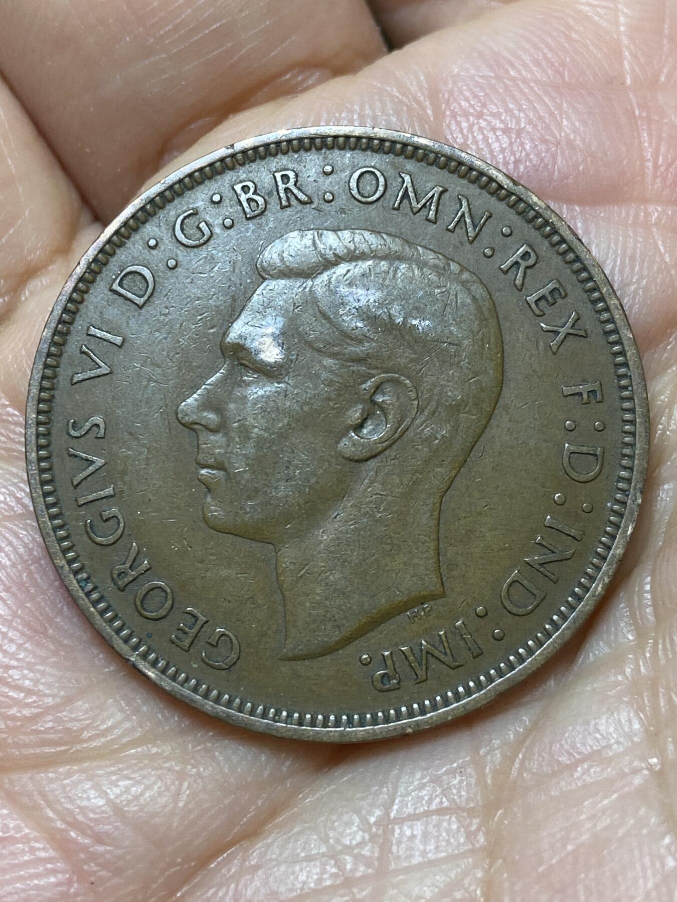 2026年第七场(总第一百七十六场）外国好品散币场(免佣金) 英国🇬🇧1946年1便士(乔治六世第一版)