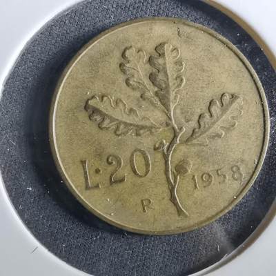 沼泽如烟--第960场 - 意大利1958年20里拉