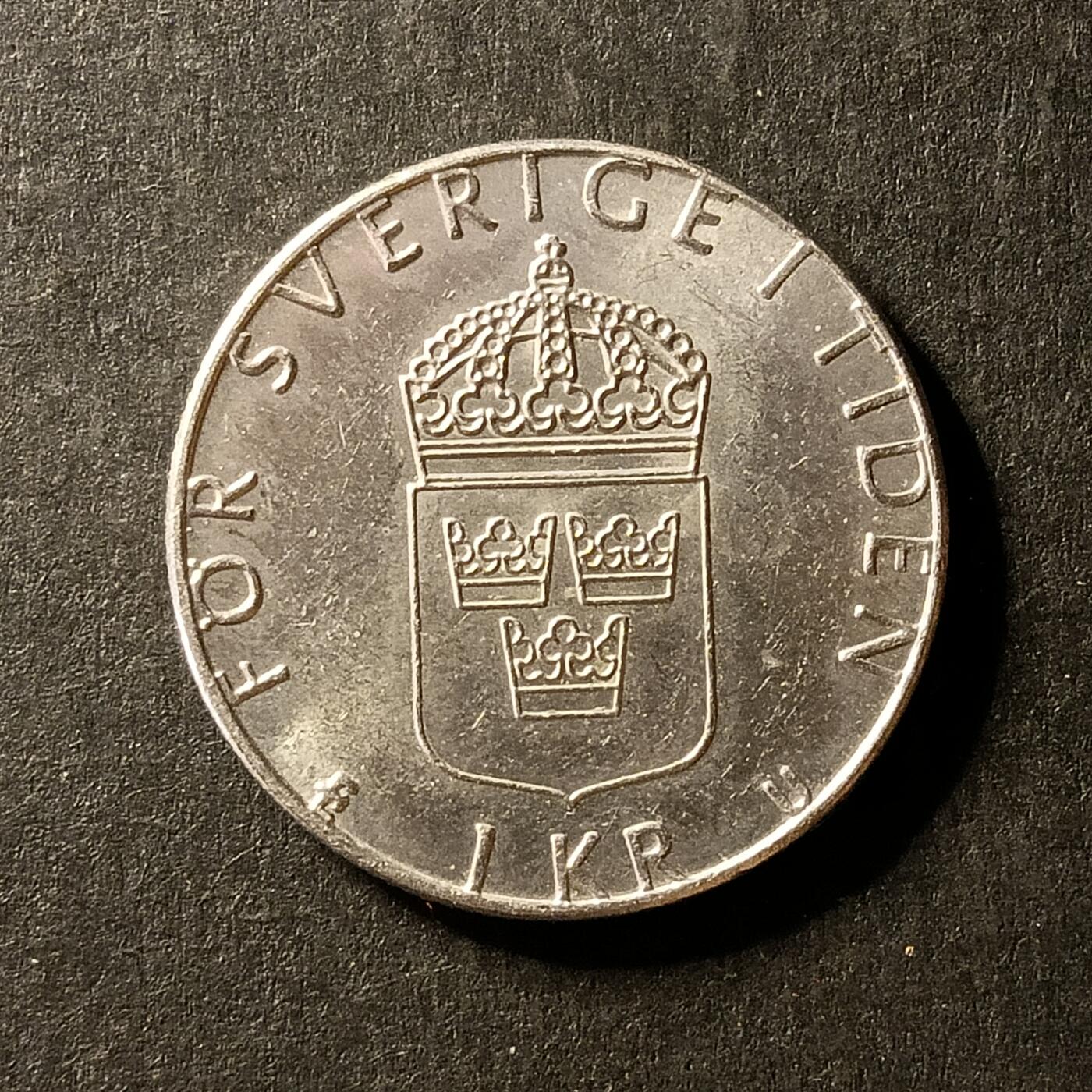 逸泉钱币2026A世界散币纸币纪念币专场A第一场 156 瑞典1克朗硬币