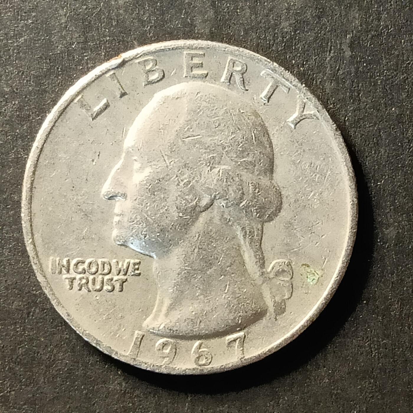 逸泉钱币2026A世界散币纸币纪念币专场A第一场 208 美国25分华盛顿老鹰