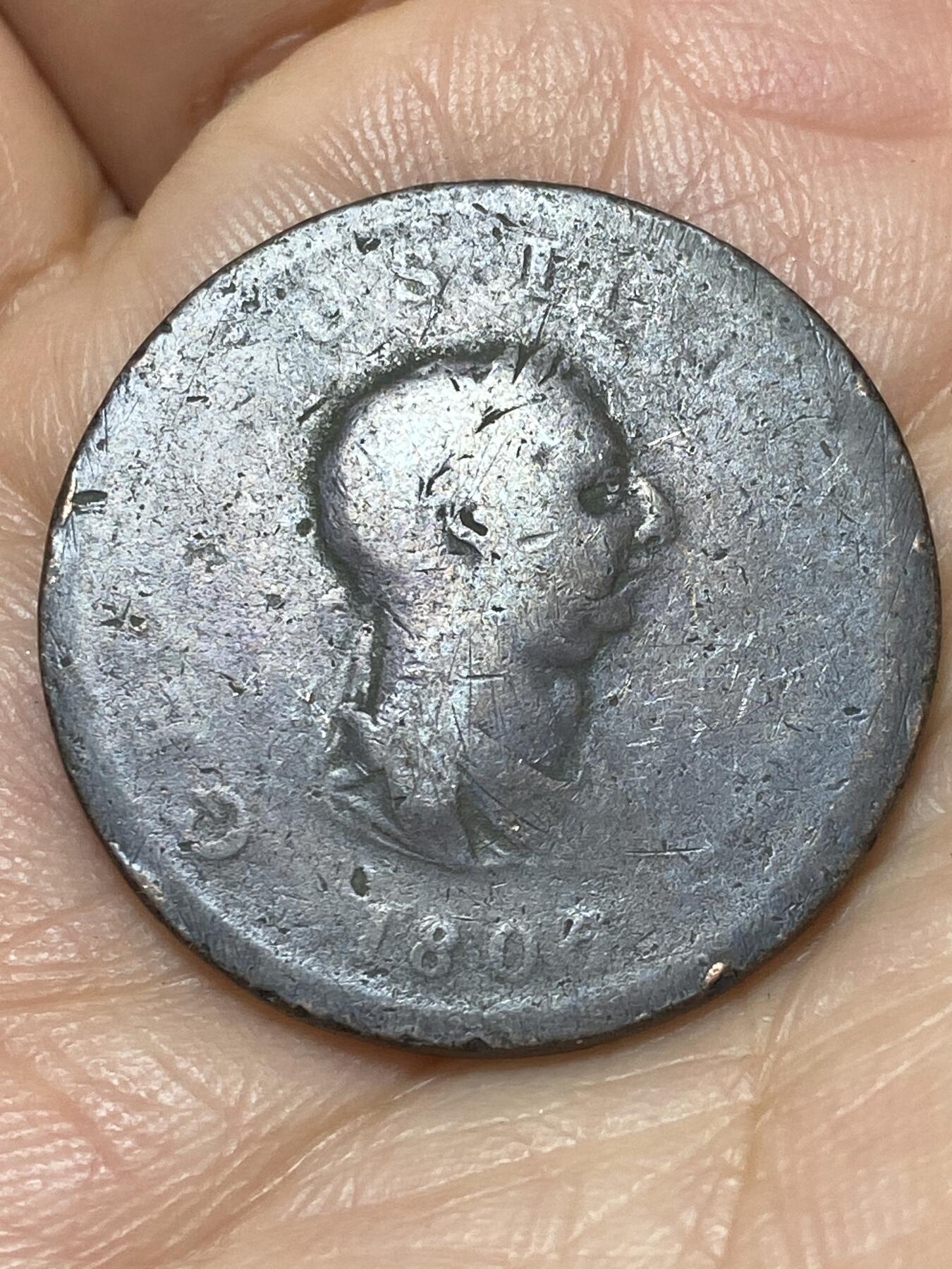 2026年第七场(总第一百七十六场）外国好品散币场(免佣金) 英国🇬🇧1806年1/2便士