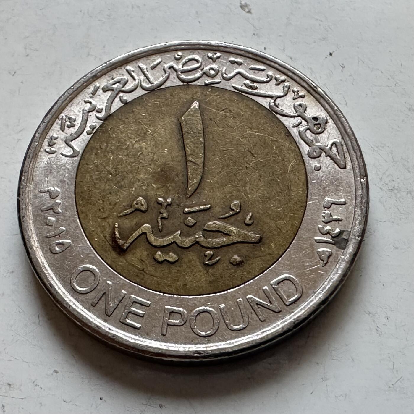 🌹外币初藏🌹🐯2026年第7场  每周二四六晚8️⃣点 接代拍 埃及2015年苏伊士运河一镑纪念币