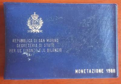 ❤️【币观天下】❤️ 第339期钱币拍卖- 2026.1.16周五晚上6点半场-长期征集拍品 - 圣马力诺1988年10枚装MS 本年度主题圣马力诺的城堡和堡垒 银币1000里拉含纯银12.19克