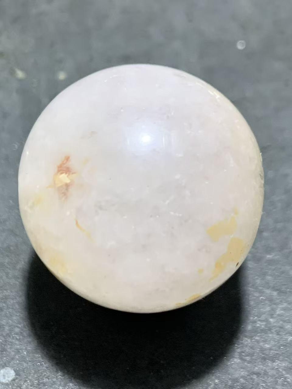 冰飘战国红玛瑙通货大圆珠一颗