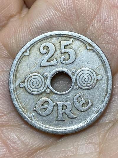 2026年第七场(总第一百七十六场）外国好品散币场(免佣金) - 丹麦🇩🇰1924年25欧尔(克里斯蒂安十世第四版，HCN; GJ版，首发年仅发行3年)