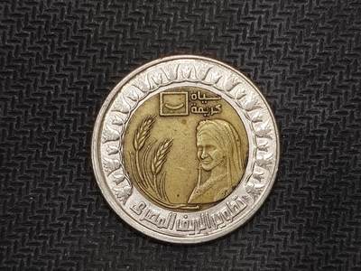 逸泉钱币2026C世界钱币纪念币专场第二组C1-400件 - 54埃及双色一磅纪念币