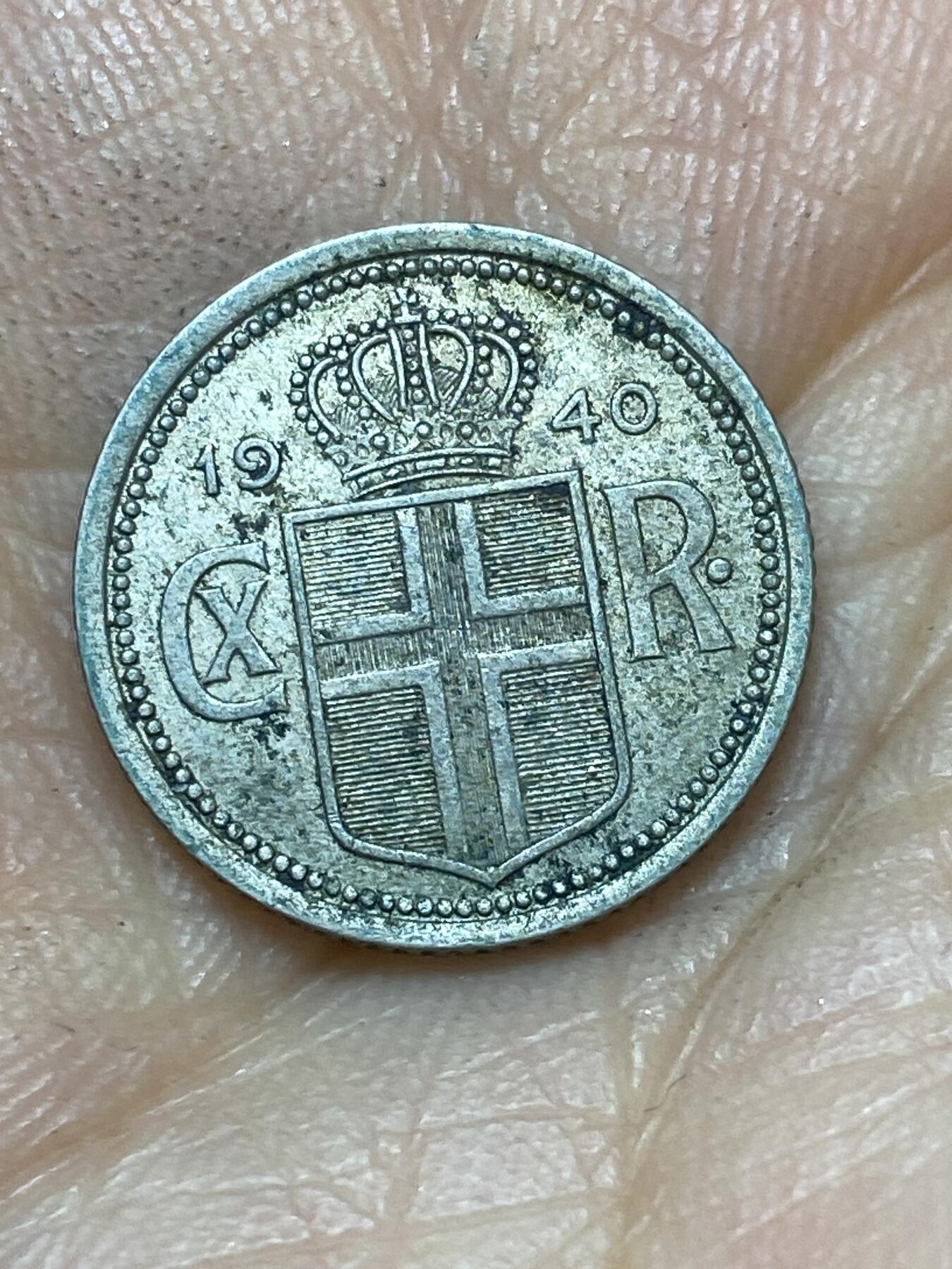 2026年第七场(总第一百七十六场）外国好品散币场(免佣金) 丹属冰岛王国1940单年份25奥拉