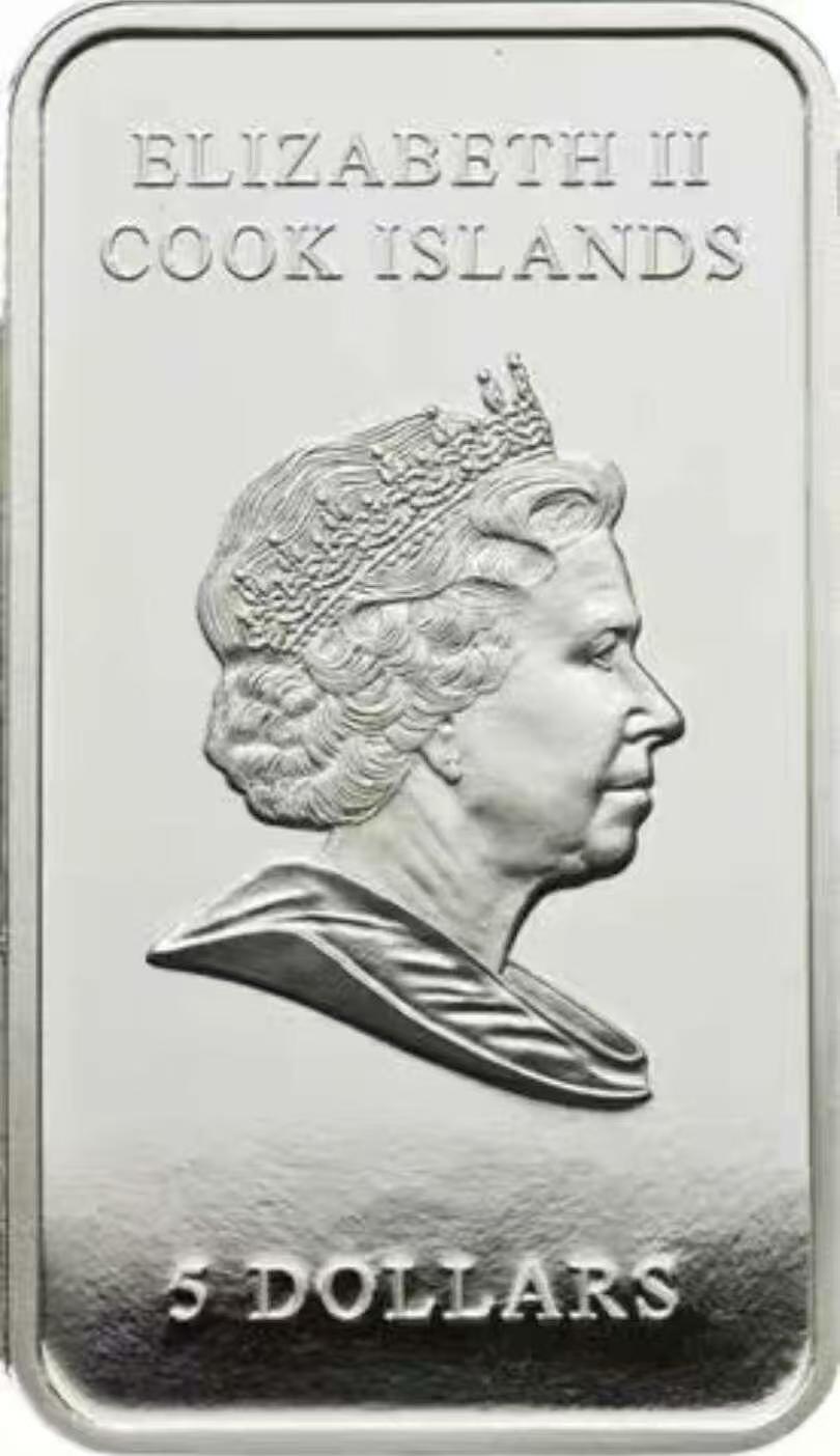 ❤️【币观天下】❤️ 第339期钱币拍卖- 2026.1.16周五晚上6点半场-长期征集拍品  库克2009年法拉利的传奇方形银币 925银25克，长方形，发行1000枚，原盒证书