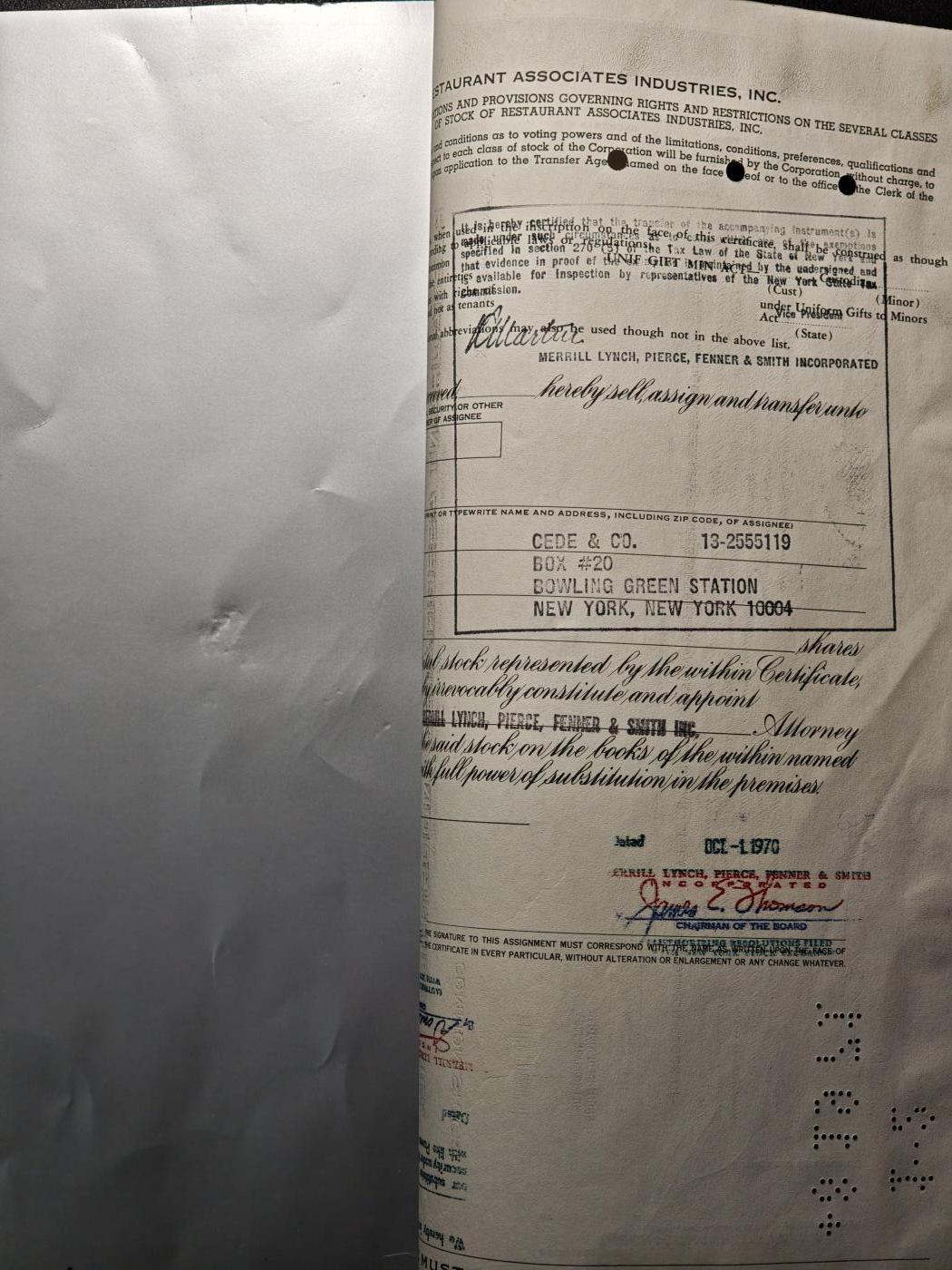 【德藏】世界币章拍卖第162期（拍品征集中~欢迎藏友联系） 5张一组 美国纸质股票 印刷精美 其中一张粘在纸卡上尺寸约：308mm×207mm/张