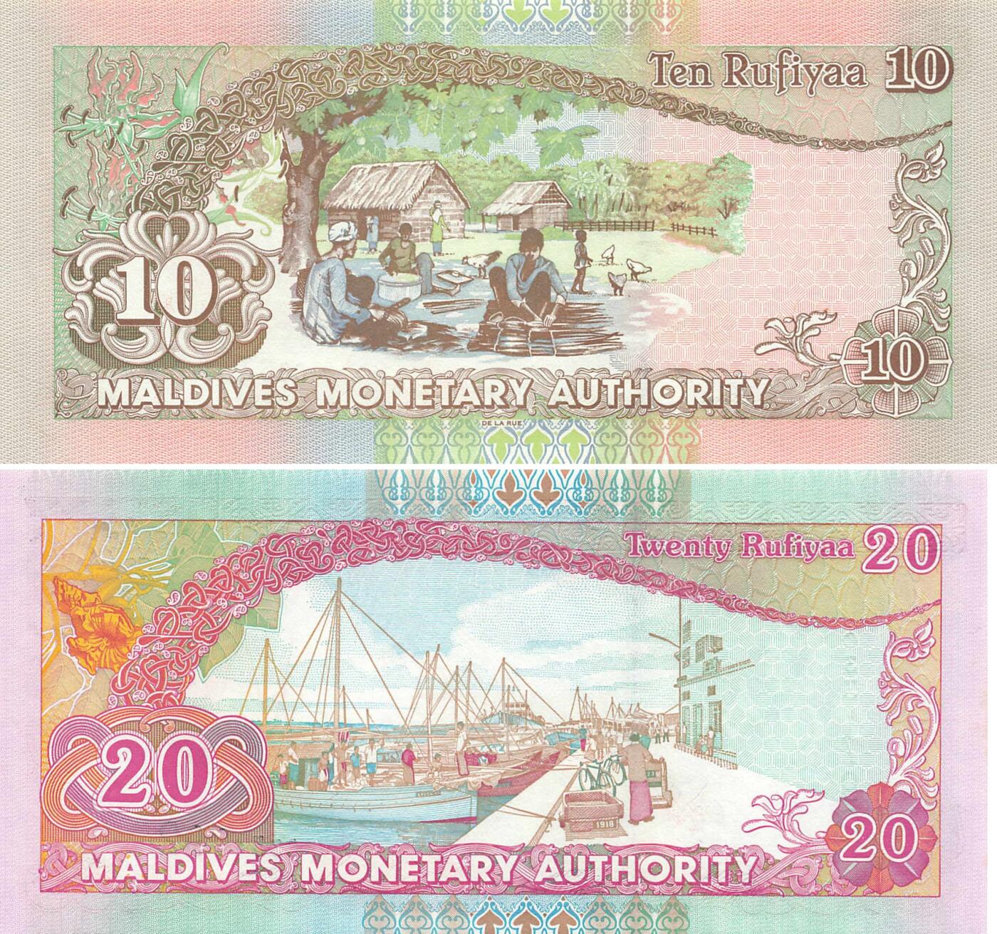 小福收藏拍卖第199期 裸钞场 本期有多张豹子号靓号 瑞士1000法郎 经典提香 毛里求斯首发年大全套 白俄罗斯5000000卢布 苏里南10000盾  爱沙尼亚  苏丹 西班牙 保加利亚 古巴等多国精美纸币 马尔代夫 1998年 10拉菲亚+ 2000年 20拉菲亚 都是首发年 1组2张 unc