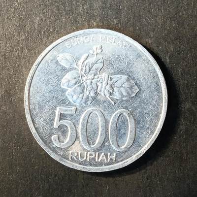 逸泉钱币2026A世界散币纸币纪念币专场A第一场 - 292 印度尼西亚500卢比
