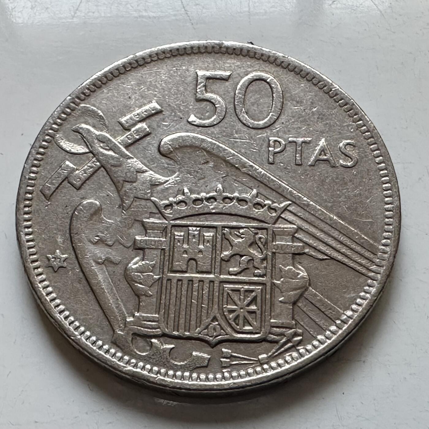 🌹外币初藏🌹🐯2026年第7场  每周二四六晚8️⃣点 接代拍 西班牙1957年50比塞塔