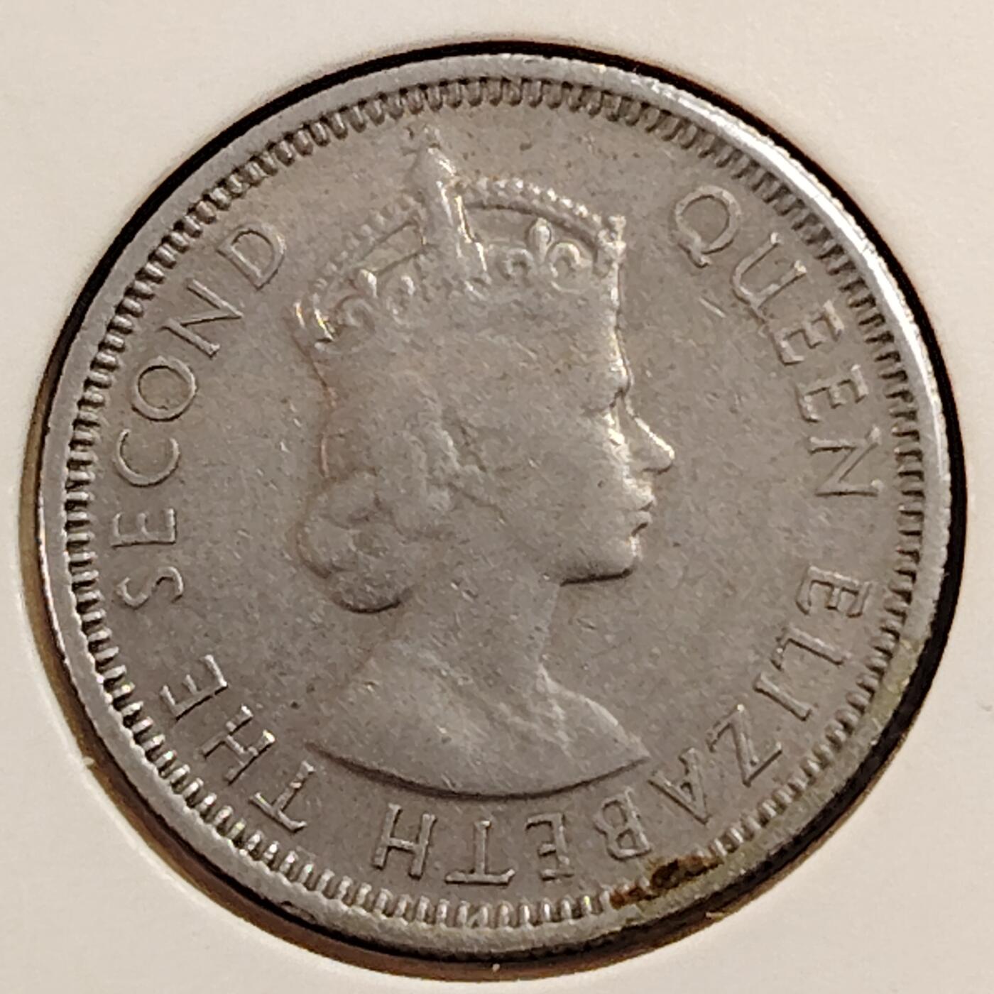 布加迪🐬～世界钱币(上海)🌾第 269 期 /  各国套币和散币 英属斐济🇫🇯 1953年 6便士