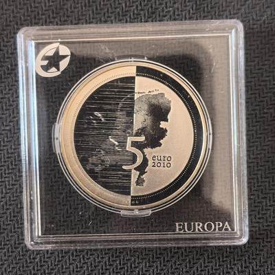 道一币馆币章第一百六十三场 - 欧洲之星 荷兰2010年水乡荷兰5欧元精制银币 15.5g 925s