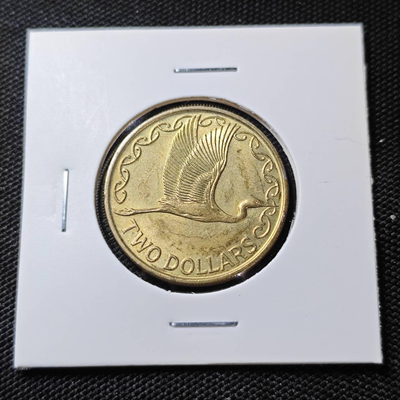 KK钱币收藏小铺 第380期  2月预留时间 周末发货  新西兰2元