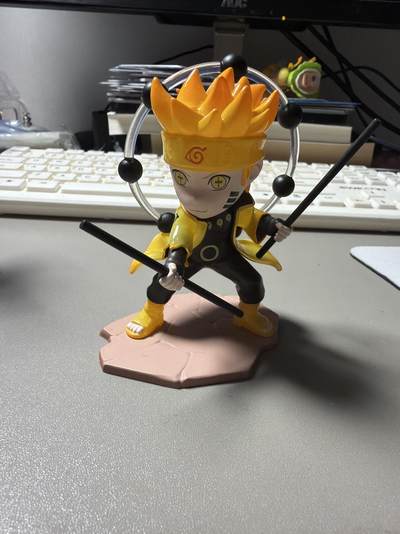 秋萤阁第42期 (1月17号周六晚上20点截拍，欢迎竞拍)  - 泡泡玛特正版手办 鸣人 所见即所得 底部有官方钢印 