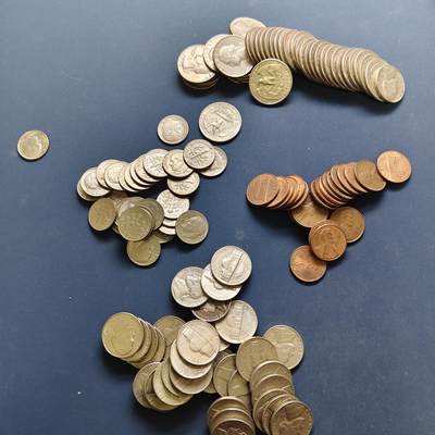 【全场包邮】纯粹捡漏拍495场-持续更新中 - 【批量】美国各年份各面值散币一批（汇率价约100元，附件仅供参考，具体数量请自行清点）