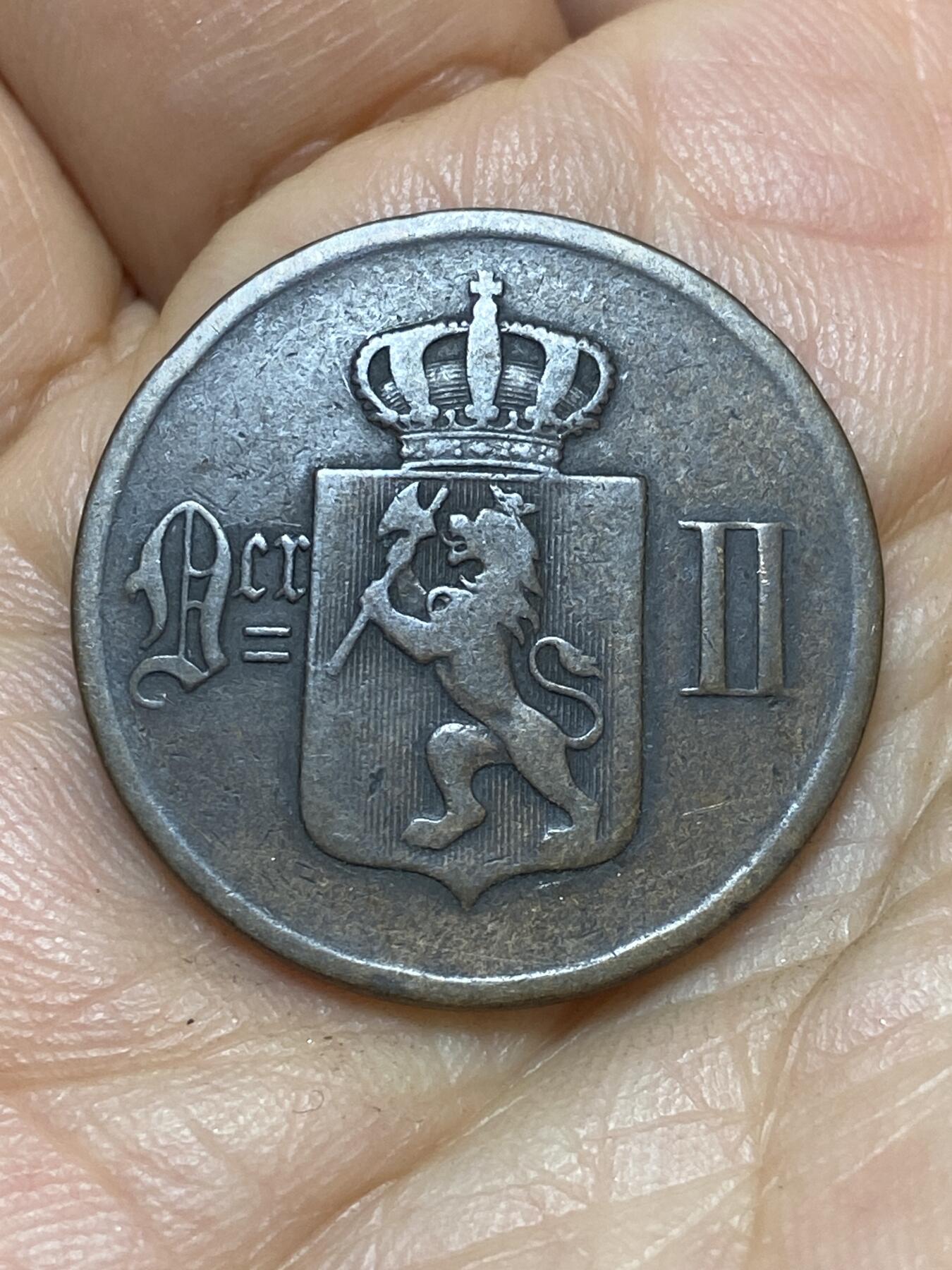 2026年第七场(总第一百七十六场）外国好品散币场(免佣金) 挪威🇳🇴1878年5欧尔(奥斯卡二世时期)