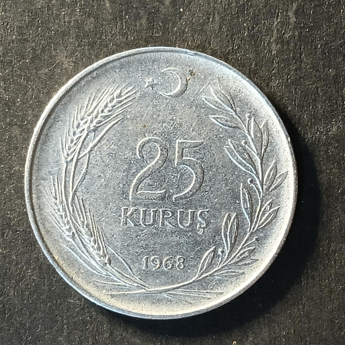 逸泉钱币2026A世界散币纸币纪念币专场A第一场 236 土耳其25里拉钢币